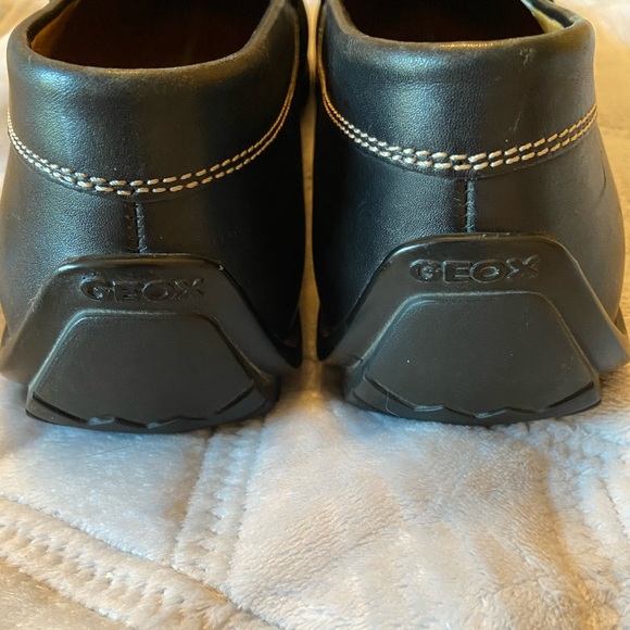 Geox Mens RESPIRA© leather loafers dress shoe size 9.5 excellent condition - Picture 2 of 6